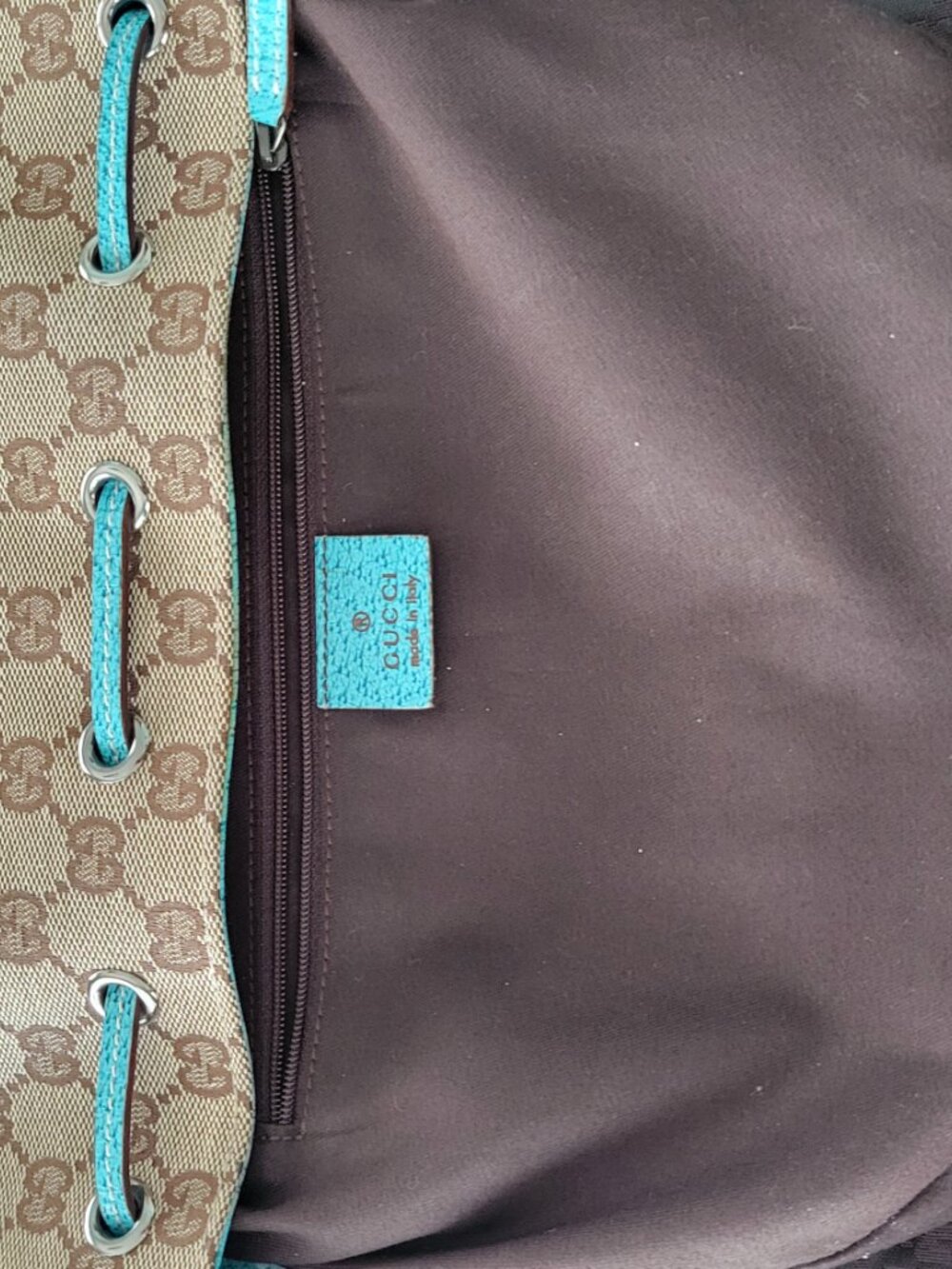 Authentic Tom Ford era Turquoise Gucci Hobo - Picture 2 of 16